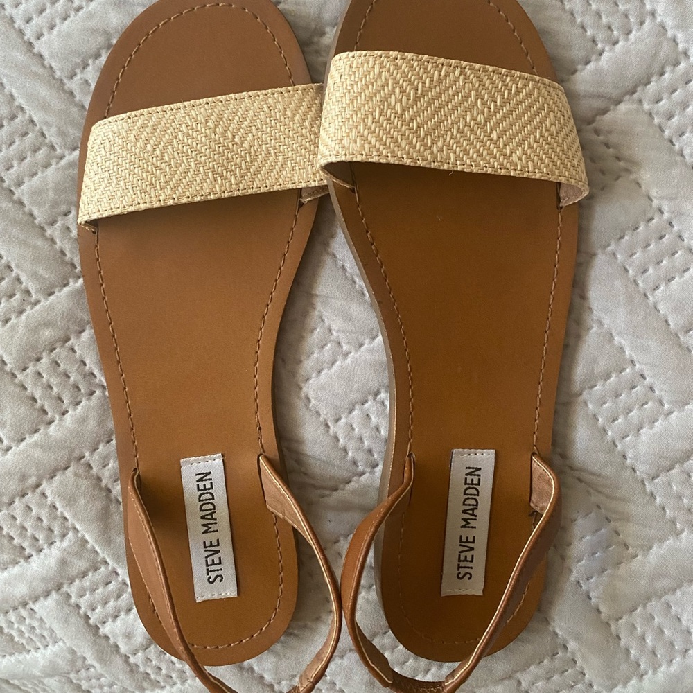 Tan Steve Madden sandals